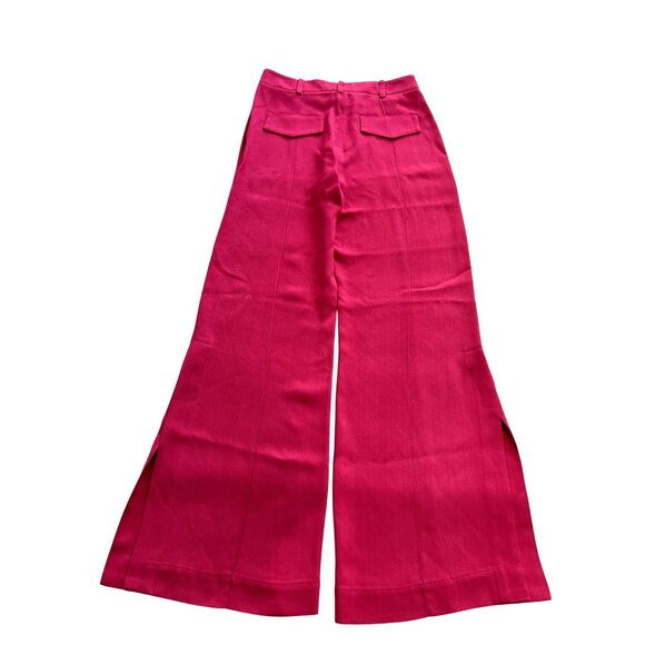 Nxt Lvl Wide Leg Pants in Heidi Pink - Picture 3 of 6